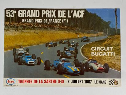 Affiche du 53e Grand Prix de l'ACF, 2 juillet...
