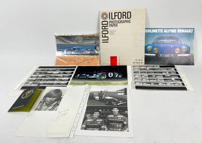 Lot of autographed photographs of drivers...