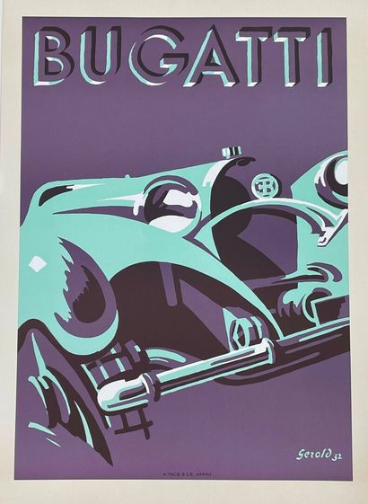 Éditions MAEGHT. 
Bugatti, 1932. 
Importante...