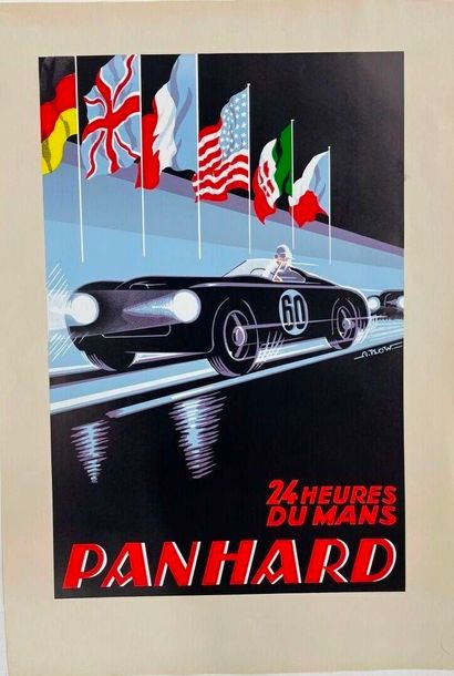 Éditions MAEGHT. 
Panhard, 24 heures du Mans....