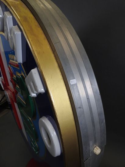 Importante enseigne circulaire lumineuse...