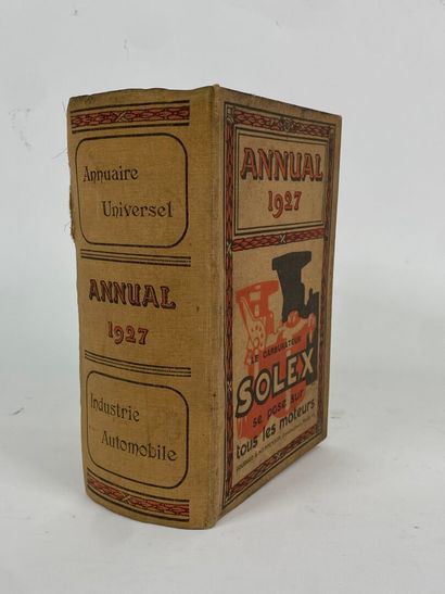 Annuaire universel Annual 1927 des carburateurs...