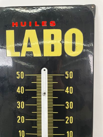 Baromètre LABO.
Plaque émaillée rectangulaire...