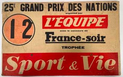 Deux plaques de voiture suiveuse contrecollées...