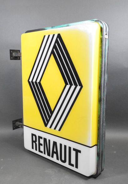Enseigne publicitaire lumineuse en plastique...