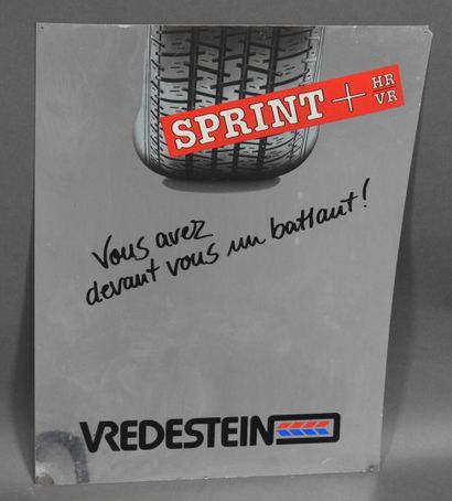 Plaque rectangulaire en plastique VREDESTEIN....