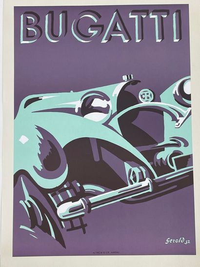 Éditions MAEGHT. 
Bugatti, 1932. 
Importante...