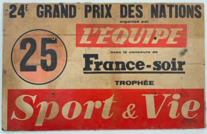 Deux plaques de voiture suiveuse contrecollées...