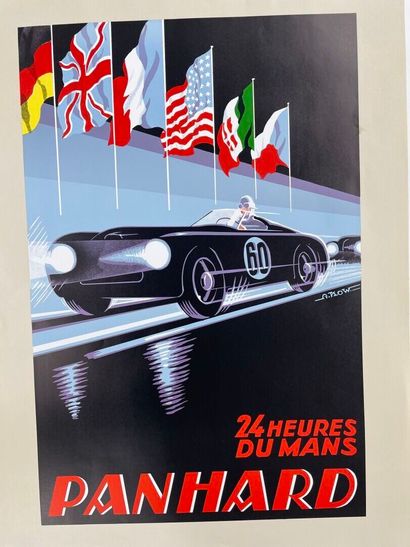 Éditions MAEGHT. 
Panhard, 24 heures du Mans....