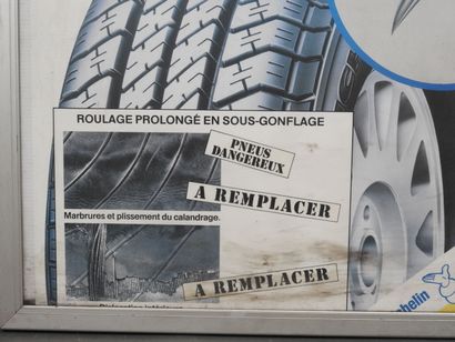 Advertising poster for MICHELIN tires. 
56...