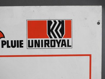 Plaque publicitaire en tôle lithographiée...
