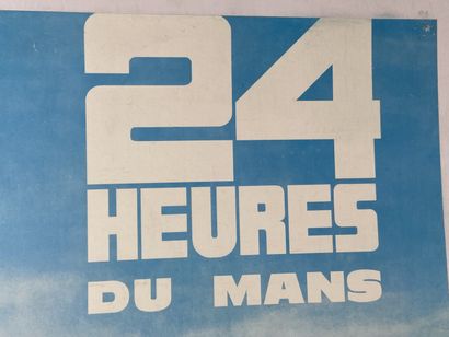 Affiche 24 Heures du MANS du 19 et 20 juin...