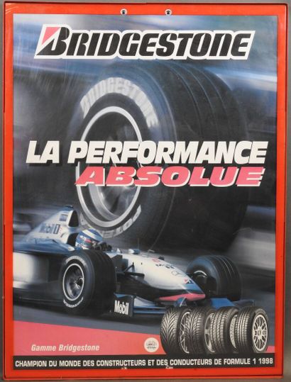 Advertising poster BRIDGESTONE absolute performance....