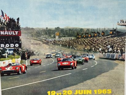 Affiche 24 Heures du MANS du 19 et 20 juin...