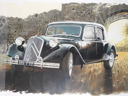 E. FRANCK.
Citroën Traction Avant.
Lithographie...