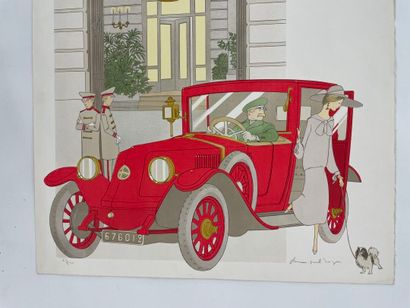 Denis Paul NOYER (né en 1940).
Face au Ritz.
Lithographie...
