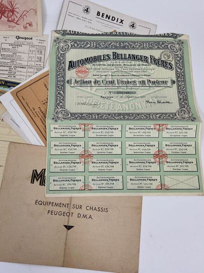 Lot de documents divers dont papiers entête,...