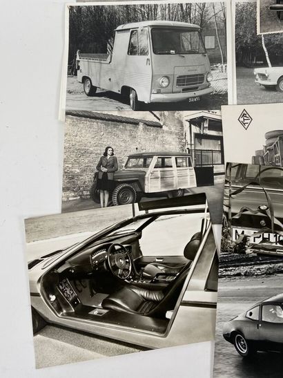 Lot de photos presse automobile (x19).