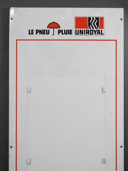 Plaque publicitaire en tôle lithographiée...