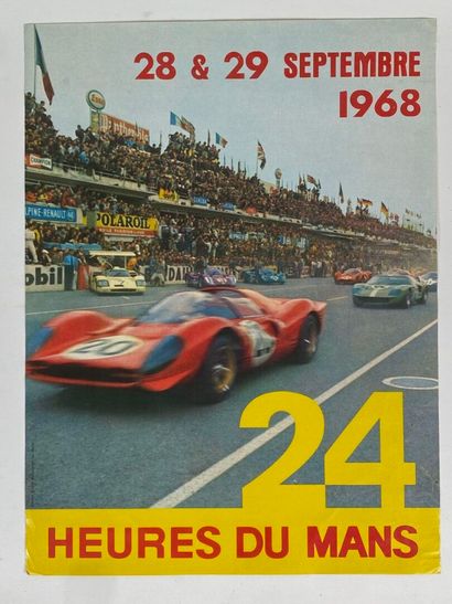 Affiche des 24h du Mans, 28 & 29 septembre...