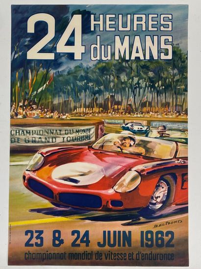 Affiche des 24 Heures du Mans, 23 & 24 Juin...