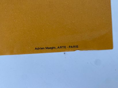 Lot de quatre affiches sur le thème de l'automobile...