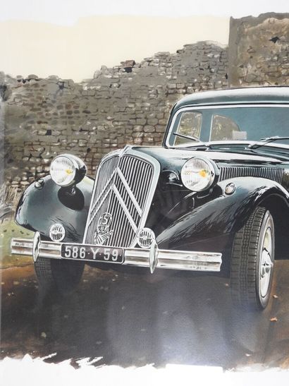 E. FRANCK.
Citroën Traction Avant.
Lithographie...