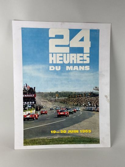 Affiche 24 Heures du MANS du 19 et 20 juin...