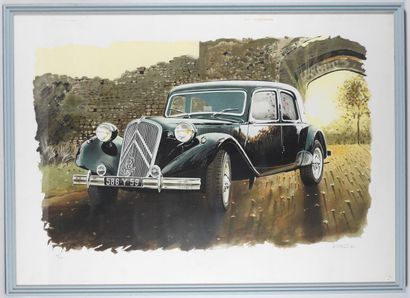 E. FRANCK.
Citroën Traction Avant.
Lithographie...