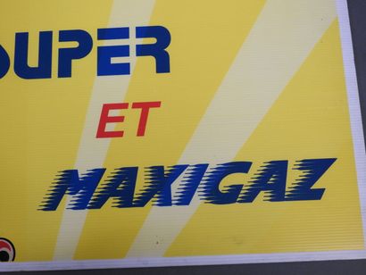 Panneau publicitaire rectangulaire en plastique...