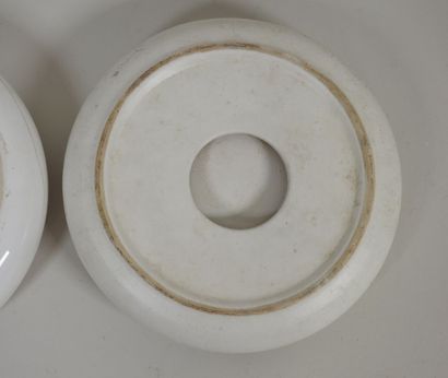 Deux petits vides poches de forme circulaire...