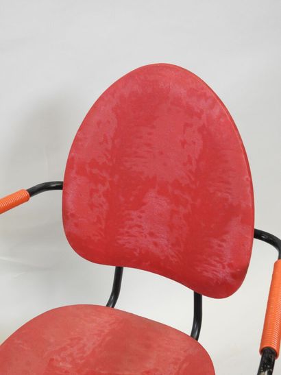 Jacques HITIER (1917-1999).
Paire de chaises...
