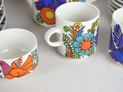 VILLEROY & BOCH, modèle ACAPULCO (1960).
Lot...