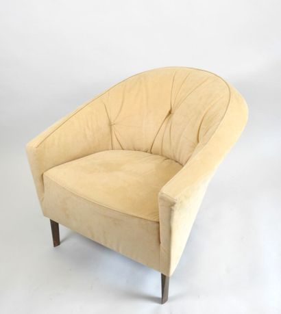 LIGNE ROSET éditeur, XXe.
Fauteuil modèle...