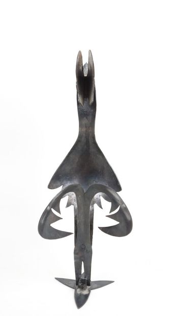 Coq chantant.
Sculpture en fer forgé.
Travail...