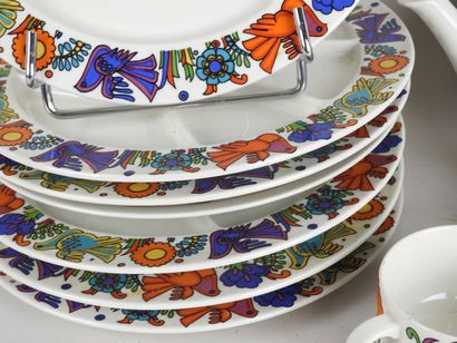 VILLEROY & BOCH, modèle ACAPULCO (1960).
Lot...