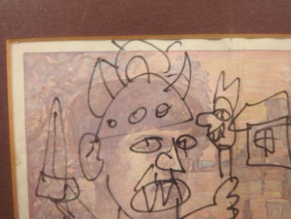 Robert COMBAS (né en 1957).
Dessin sur impression...