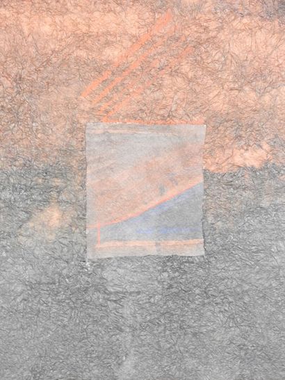 Michèle COUTIER (1936).
Composition abstraite....