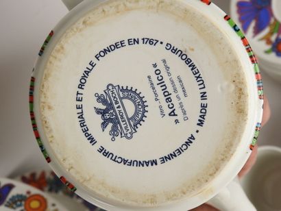 VILLEROY & BOCH, modèle ACAPULCO (1960).
Lot...