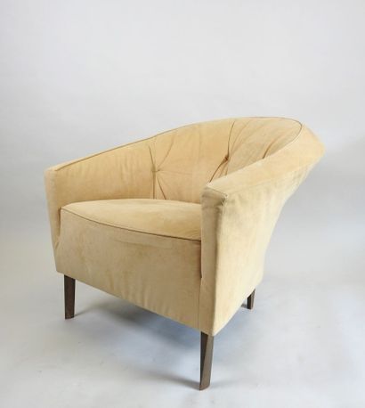 LIGNE ROSET éditeur, XXe.
Fauteuil modèle...