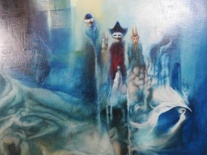 Sylvie FROMENT (1958).
Don Giovanni.
Huile...