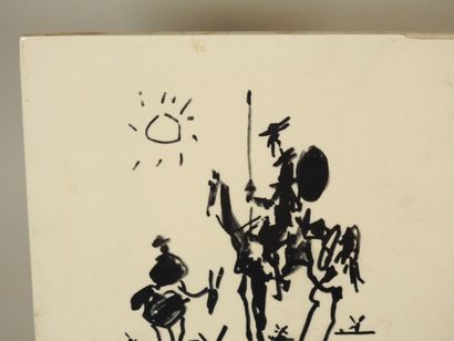 Pablo PICASSO (1881-1973), d'après.
Don Quichotte.
Impression...