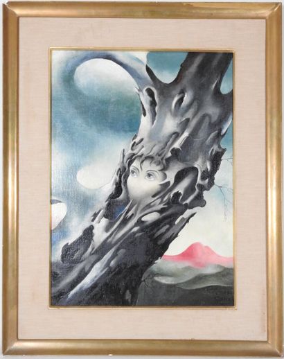 Pierre COLLOT (XXe).
La tempête.
Huile sur...