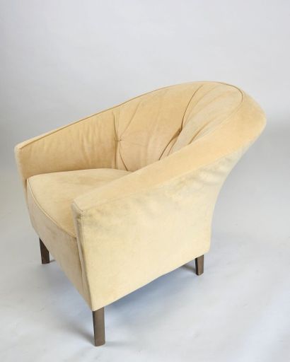 LIGNE ROSET éditeur, XXe.
Fauteuil modèle...