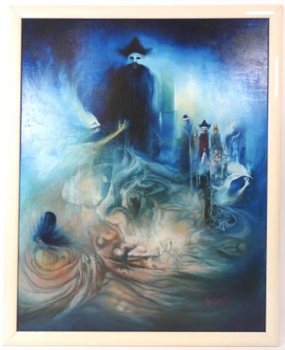 Sylvie FROMENT (1958).
Don Giovanni.
Huile...