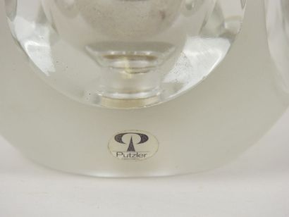PEILL & PUTZLER (XXe)
Lampe boule en verre...