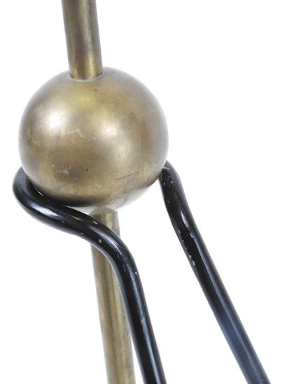 Lampadaire articulé à balancier, le fût en...
