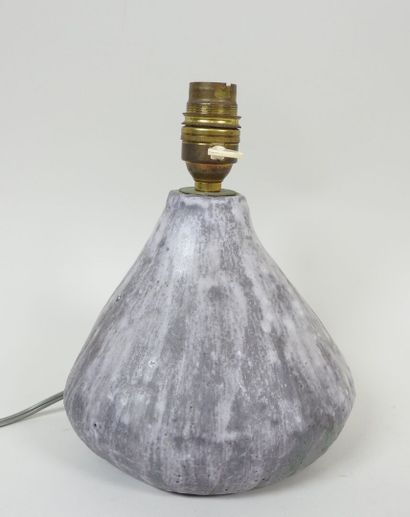 Pied de lampe en céramique de forme libre...