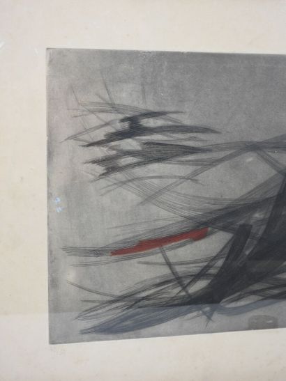 SPINGER (?), (XXe).
Composition aux lignes...