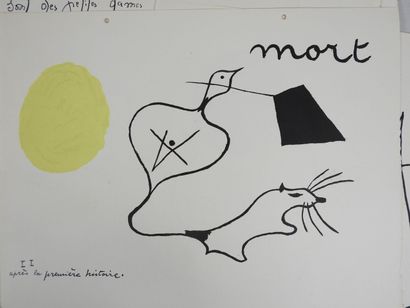 Joan MIRÓ (1893-1983) et Lise HIRTZ : Il...